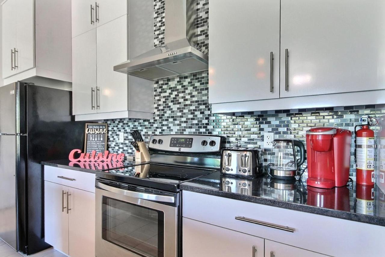 Good Vibes Only -Modern And Spacious 2 Bedroom Condo 4 Beds Free Parking, Gym 퀘벡 외부 사진