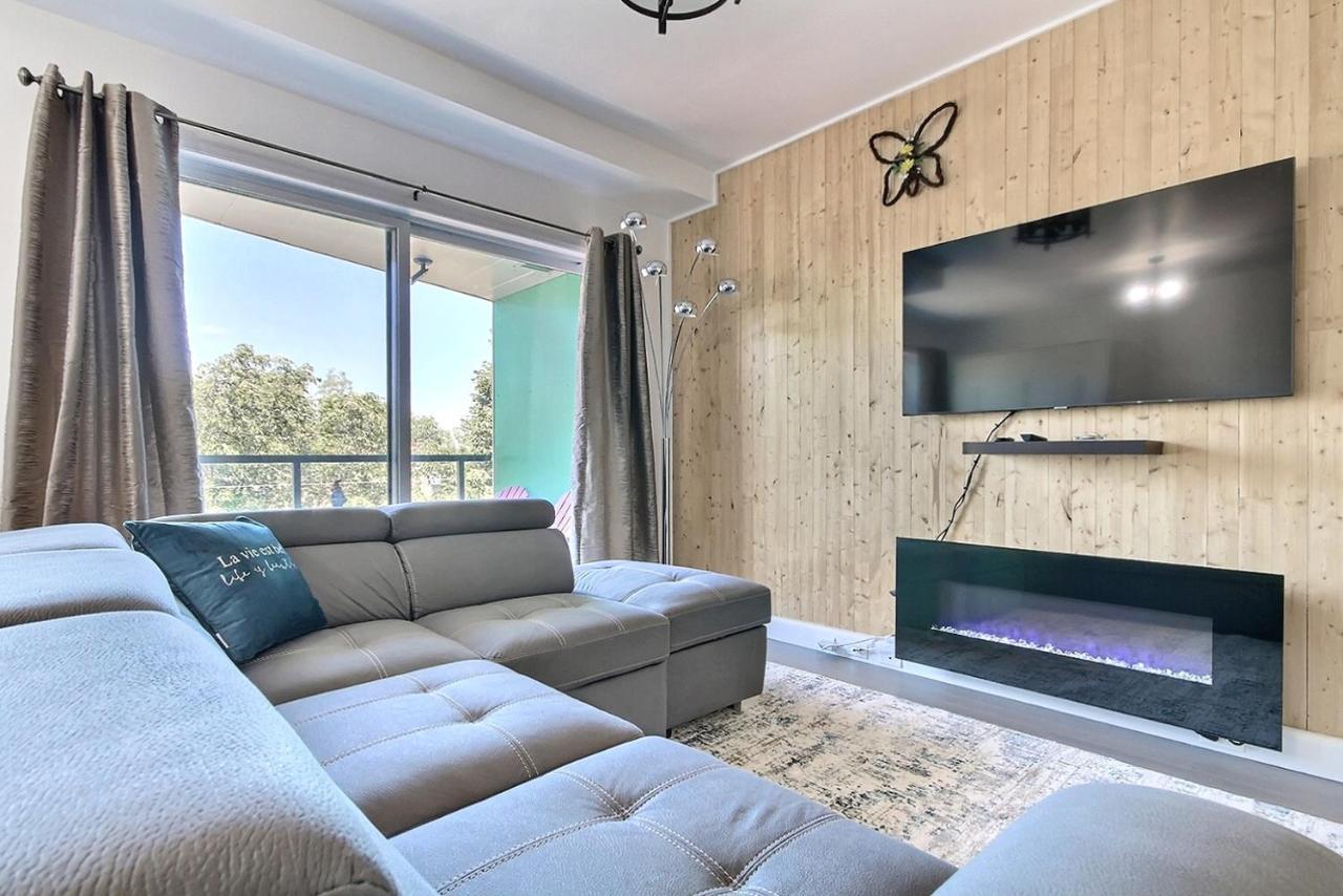 Good Vibes Only -Modern And Spacious 2 Bedroom Condo 4 Beds Free Parking, Gym 퀘벡 외부 사진