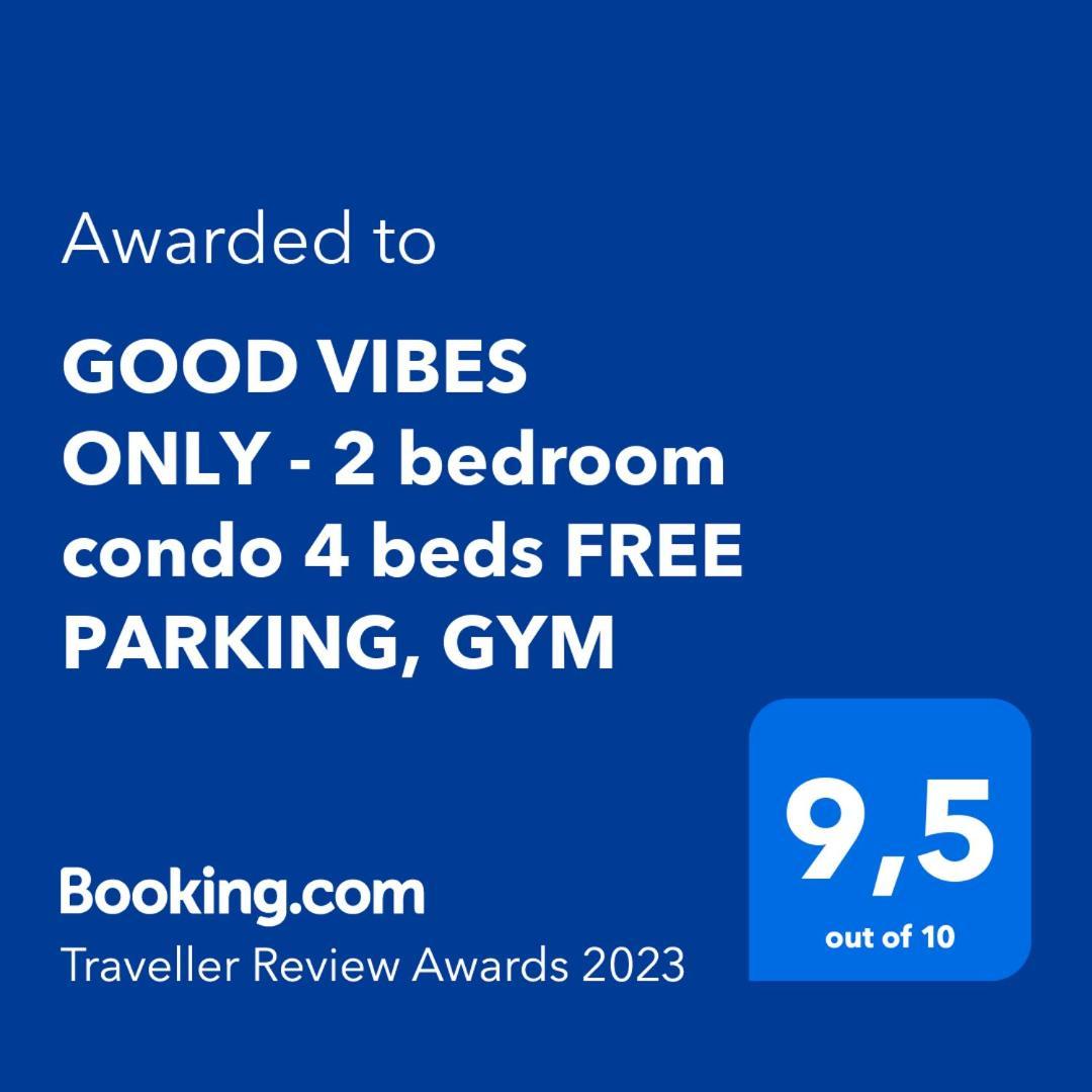Good Vibes Only -Modern And Spacious 2 Bedroom Condo 4 Beds Free Parking, Gym 퀘벡 외부 사진